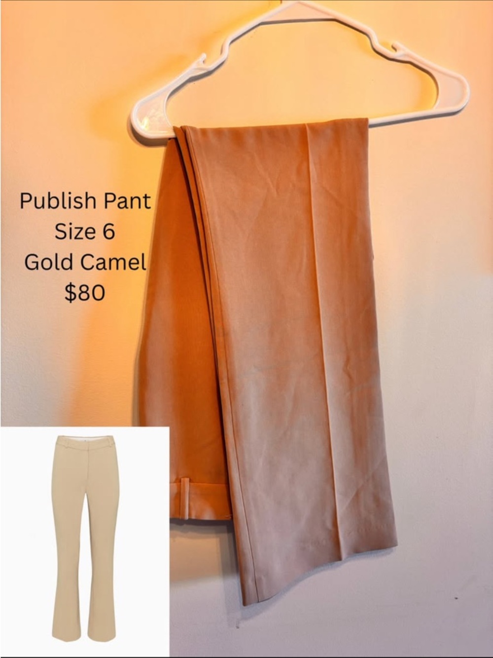 Wilfred Gold Camel Women's Pants